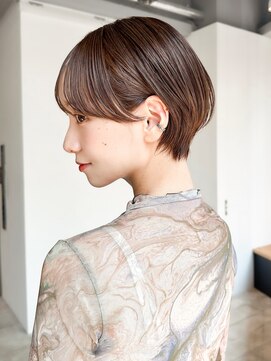 アルバム 池袋(ALBUM) 透明感カラー小顔くすみベージュウルフレイヤーロング_F0316