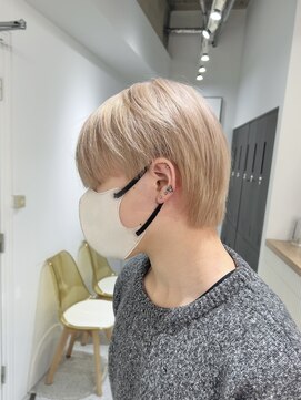 ペレ 渋谷(PELE) ニュアンスパーマ/韓国マッシュ/スパイキーショート/渋谷