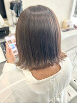 キング(K!ng)&nbsp;縮毛矯正髪質改善ハイライトレイヤーカット楠葉美容室エクステ