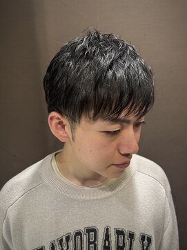 ヒロギンザ 六本木店(HIRO GINZA) ツーブロック×アイロンパーマ