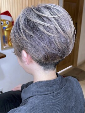 ブレイズヘアー(BLAZEhair) 【立体感スタイル】メンズシャドールーツ×ブリーチ２回