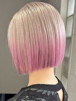 プネル(punel)&nbsp;ホワイトピンク　ルーツカラー　デザインカラー　ケアブリーチ