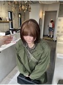 brown×beige コントラストカラー【山本】