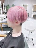 デイズ(days)&nbsp;ツーブロックショート　ピンクベージュカラー