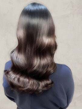 クレールイーエムエー(CLAIRE e.m.a) 透明感髪質改善!ブリーチなしダブルカラー秋グレージュ秋カラー