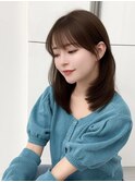 くびれミディ/トレンド韓国ヘア/くびれ巻き/レイヤーカット