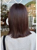【ももか】艶髪質改善ストレート × ナチュラルミディボブ