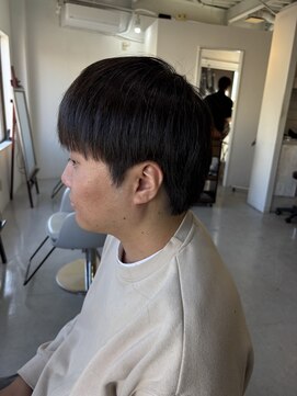 メンズカット バイ ソイクフ(メンズカット by SOY-KUFU) 20代30代40代◎直毛でもできるふんわり軽めマッシュ