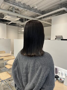 ソア(soa) 丸くならないロブ/枚方美容室/大阪美容室