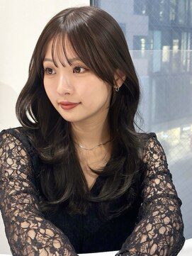 イリス 銀座(IrIs) 大人くびれレイヤー/艶ベージュ/顔周りカット