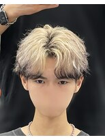 メンズヘアセンス 渋谷(MEN'S HAIR SENSE)&nbsp;ニュアンスパーマ/センターパート/メンズ/眉毛/フェザーパーマ