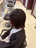 アース 天童店(HAIR&MAKE EARTH)&nbsp;深みレッドブラウン