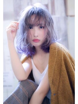 シエナ 渋谷(Siena) Siena プラチナシルバー×パープルアッシュ