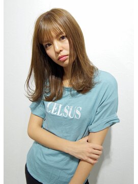 バベル(BABEL Hair Design) 【BABEL】グレージュ・シースルーバング＠大生真吾