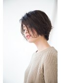 大人っぽいやわらかショート