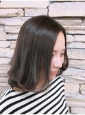 ナチュラルなワンカールが可愛いスイングボブ
