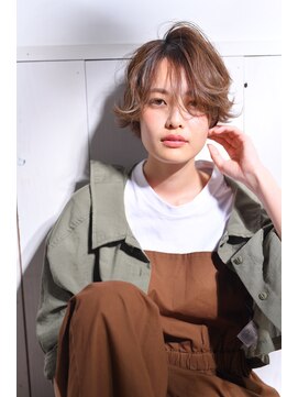 ネオリーブアオバ 高田馬場店(Neolive aoba) 【高田馬場/aoba】抜け感ショートにパールグレージュを