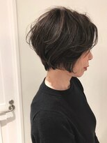 ラルジュ(large)&nbsp;【large】フェザーバング/ハンサムショートボブ　by鈴木貴仁