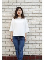 オーガニックエコ 川越(organic+eco)&nbsp;ミディアム×パーマ【川越/本川越/ハイライト/ヘッドスパ】