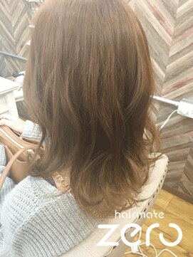 ヘアメイクゼロ 坂戸駅前店(hairmake zero) ダブルカラー　ヒロインベージュ×メルティーブラウン