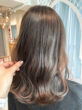 ロンド ロビン 栄(Lond robin) 【Lond robin】河野まい ふんわりオリーブベージュ