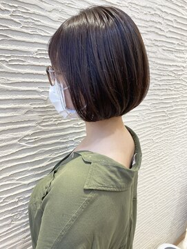 モリオ フロム ロンドン サッポロファクトリー店(morio FROM LONDON) 【morio】札幌ボブ　ぱつっとラインの収まるボブ