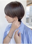 大人かわいい小顔丸みショートマッシュショートボブ(徳竹)