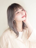 ジュール 大分(Joule)&nbsp;セクションカラー/ペールベージュ/透明感ボブ[大分駅]