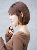 前髪あり耳掛けボブ20代30代40代【AIN.表参道】川原大地