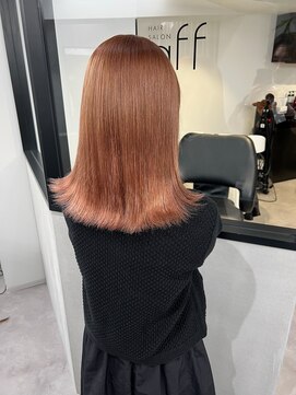 ラフ 新宿(Laff) 【Laff】新宿 ピンクベージュ ブリーチ