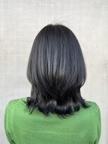 グラードヘアー(Grado hair) くびれミディアム ブルーアッシュ