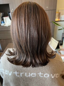 ヘアーブランドジン パルト(HAIR BRAND Jin Palt) 軽やか春カラー　レイヤーで動きと愛らしさを