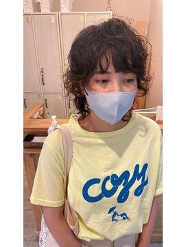 キキ(kiki) ウルフパーマ＊#ベージュカラー#三重