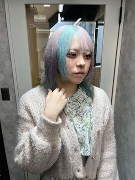 ティアム 渋谷店(Tiam shibuya) イメチェン/レッドブラウン/フルバング/似合わせカット