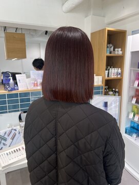 オーシャン(Ocean) 【OceanHair&Life田中愛梨】春カラー！艶々ピンクバイオレット◎