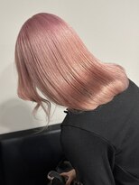 ベレーザ 渋谷(BELEZA)&nbsp;6896ベビーピンクハイライトグラデーション艶髪ハイトーンカラー