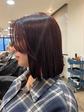 シム 千葉(sim) ニュアンスパーマ/ウェットヘア/レイヤーカット[千葉駅]