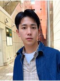 艶センターパートニュアンスパーマカルマパーマダークアッシュ