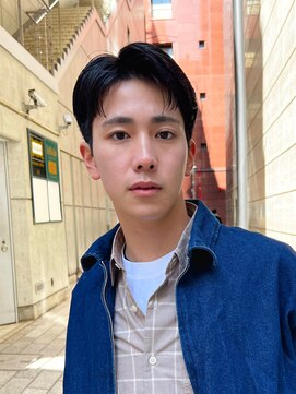 ガーデン 銀座(GARDEN) 艶センターパートニュアンスパーマカルマパーマダークアッシュ