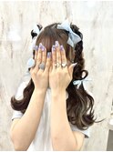 ワンレン/ネビージュ/エクステ/インナーカラー/韓国/池袋
