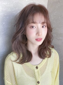 ランソ 新宿(RUNSO) 暗めカラー×グランマッシュ×デザインカラー