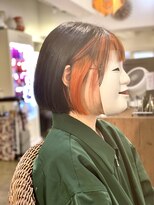 コマ(coma) 【coma中野】前髪カラー|ショートボブ|多色染め