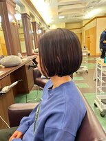 シャンプー ボーイ 宮崎柳丸店(SHAMPOO BOY)&nbsp;切りっぱなしボブ/髪質改善ストレート【宮崎市/柳丸町】