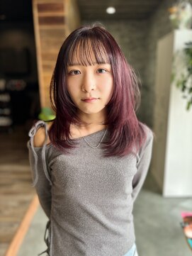 ウェリラバイハク(WeLila by haku) 韓国ヘア/レイヤーカット/ウルフカット/ラベンダーカラー