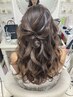 【土日祝限定10時以降】ヘアセット￥2600(髪飾りはつきません）