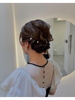 ノク(nok) ボブアップヘアセット_ミニウルフチェリーブラウン
