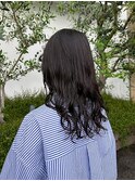 ナチュラルブラウン/暗髪/巻き髪/ミディアム