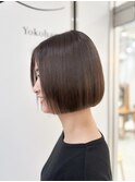 首元すっきり！ミニボブ