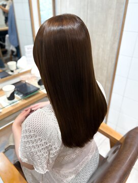 プラグ バイ ネオリーブ(plug by neolive) 暗めカラー×髪質改善[髪質改善/縮毛矯正/韓国]A