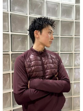 メンズ アップバング 【スパイキーショート】